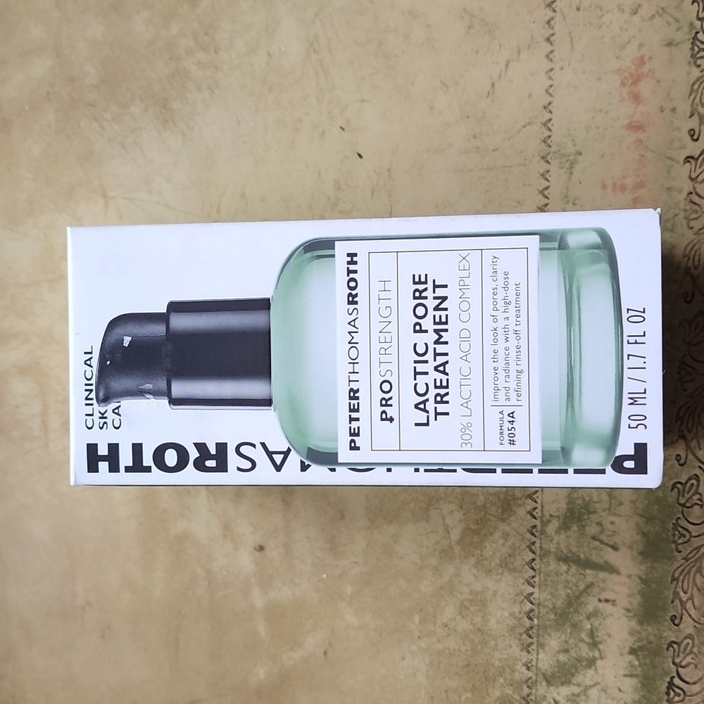 New/Sealed Peter Thomas Roth ProStrength Lactic Pore Treatment